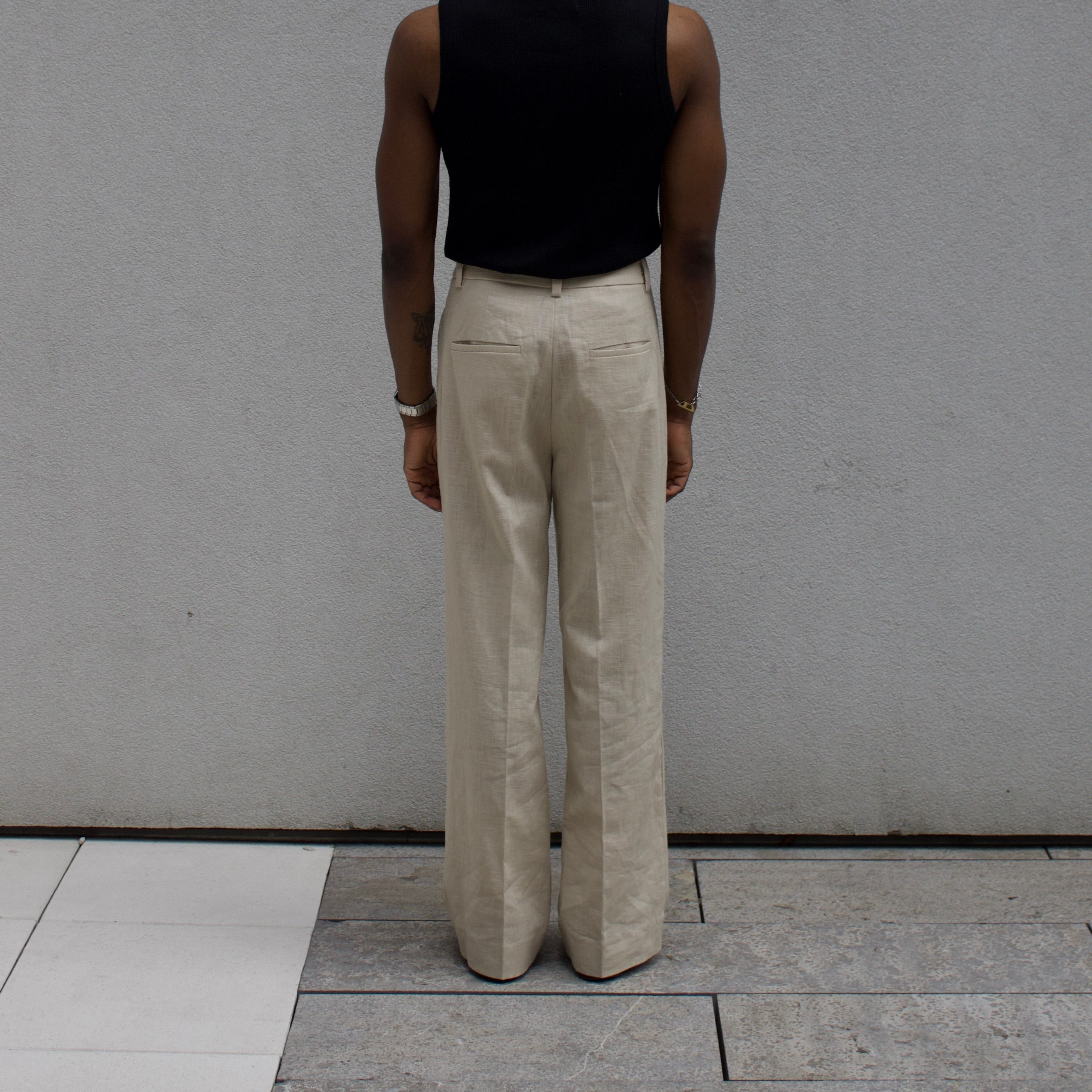 The Luca Linen Trouser