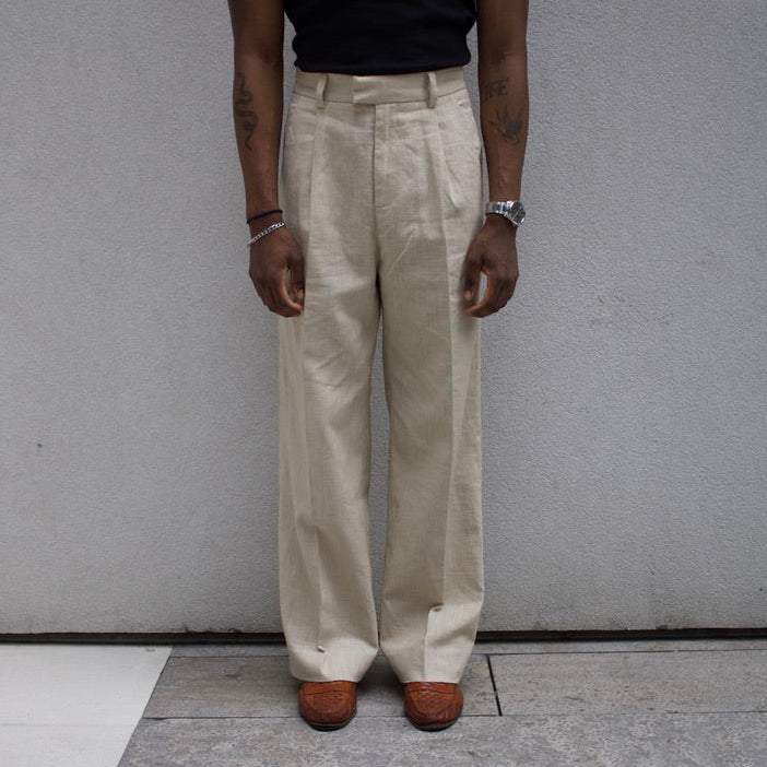 The Luca Linen Trouser