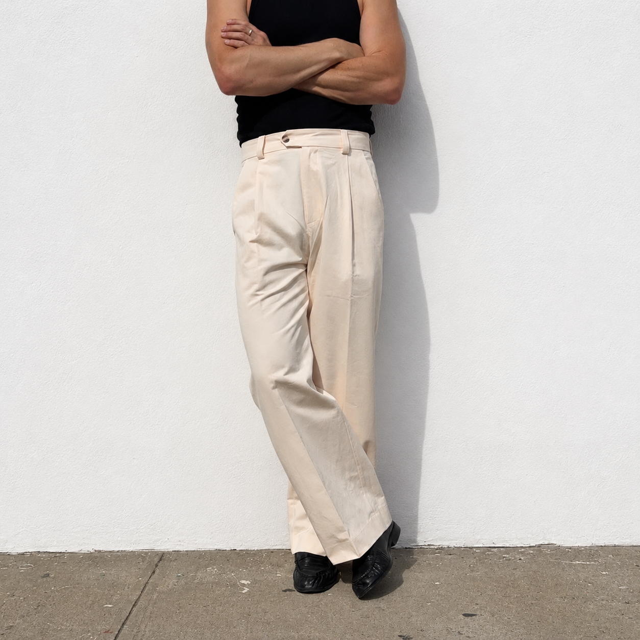 The Uni High-Waisted Pleated Trouser