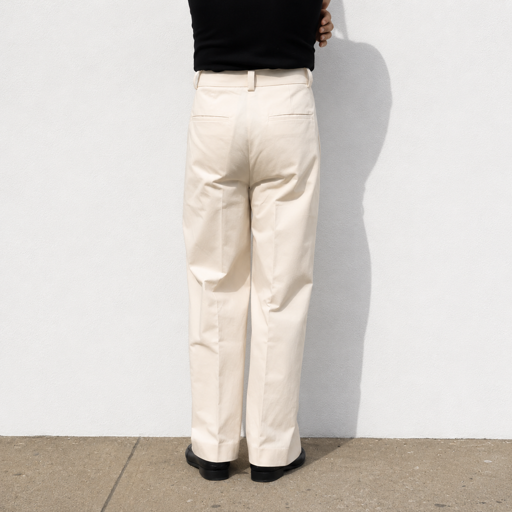 The Uni High-Waisted Pleated Trouser