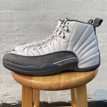 Load image into Gallery viewer, Air Jordan 12 Retro White/Dark Grey Size 12
