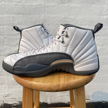 Load image into Gallery viewer, Air Jordan 12 Retro White/Dark Grey Size 12
