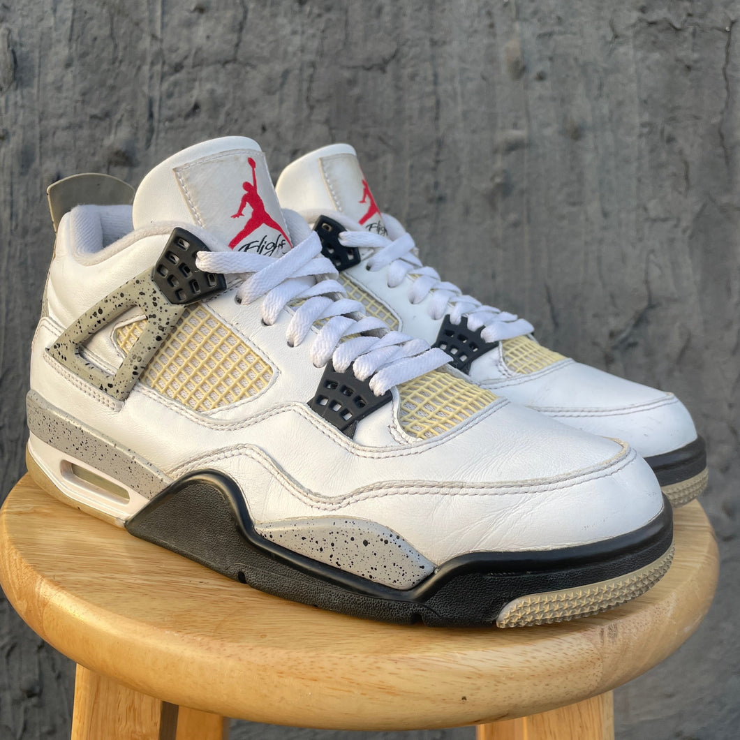 Air Jordan 4 Retro White Cement 2016 Size 9