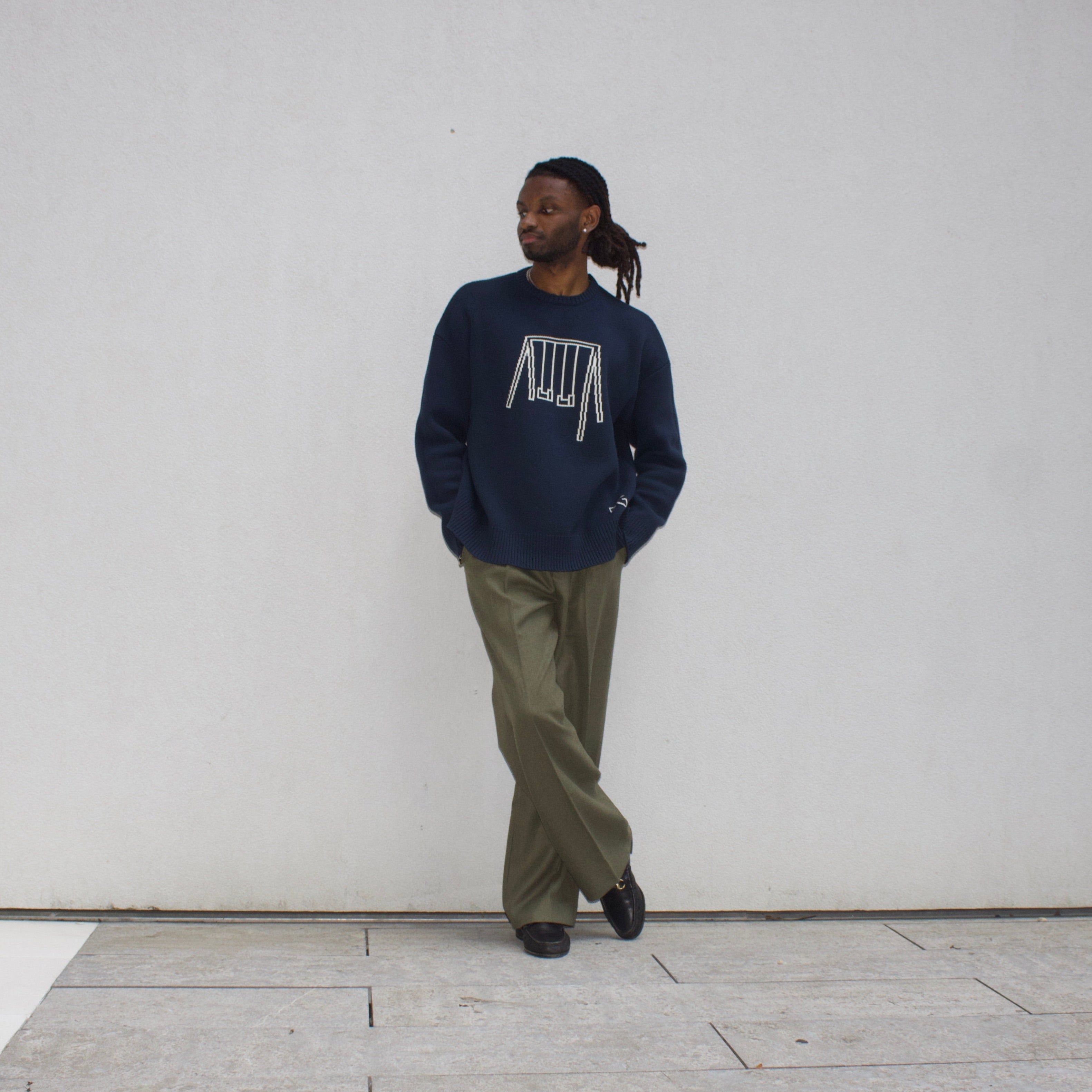 The George Wide-Fit Pleated Trouser