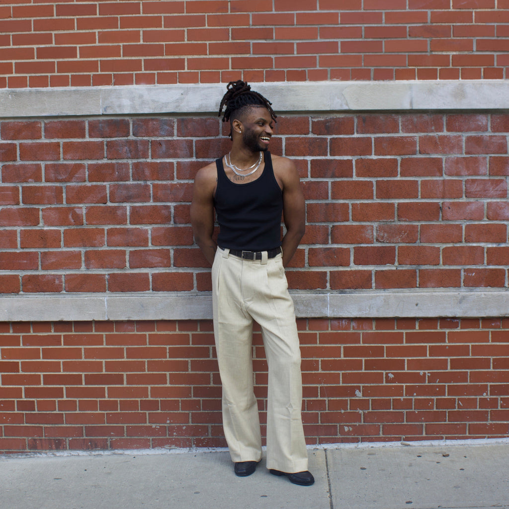 The George Wide-Fit Pleated Trouser