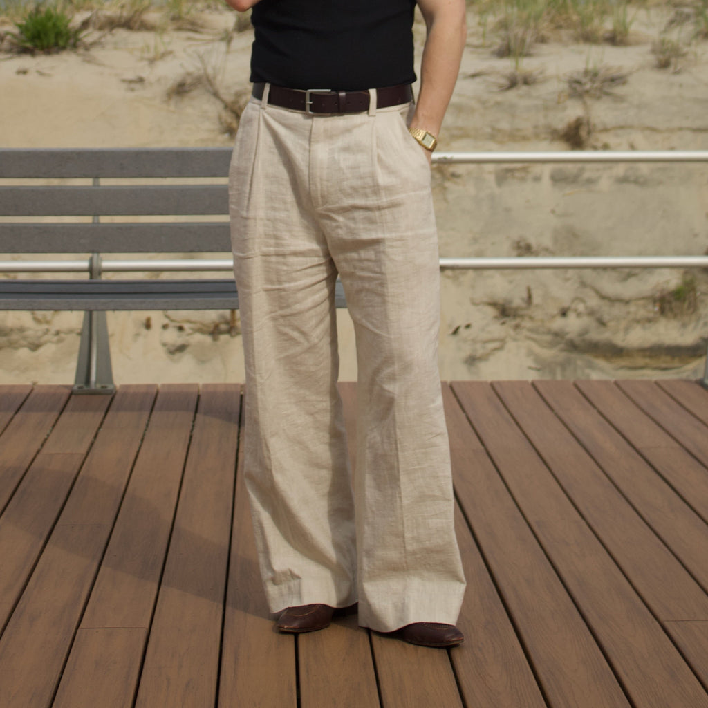 The Luca Linen Trouser