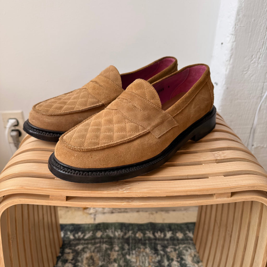 Blackstock & Weber Quilted Penny Loafer Size 9