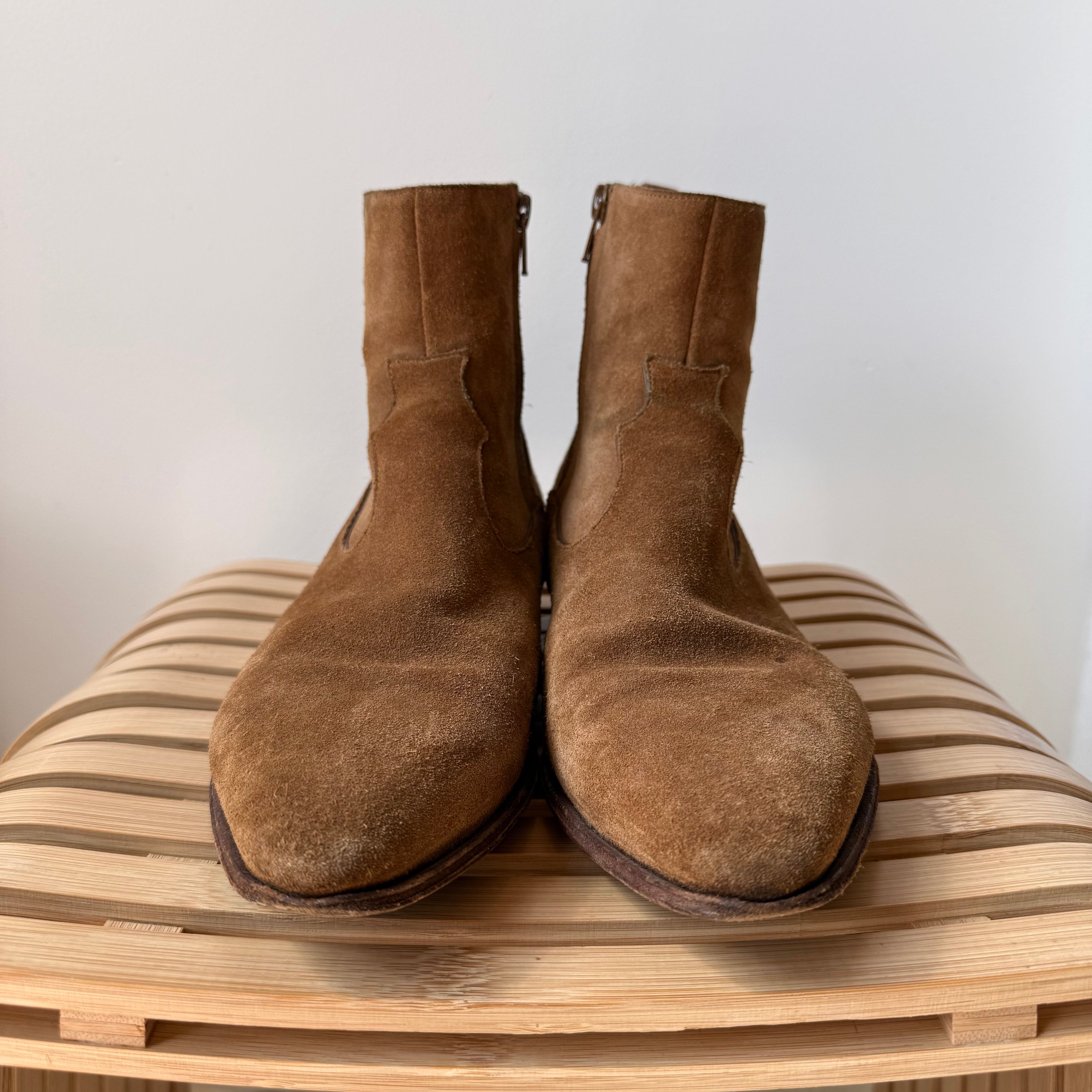 Celine Suede Ankle Boots Size 40