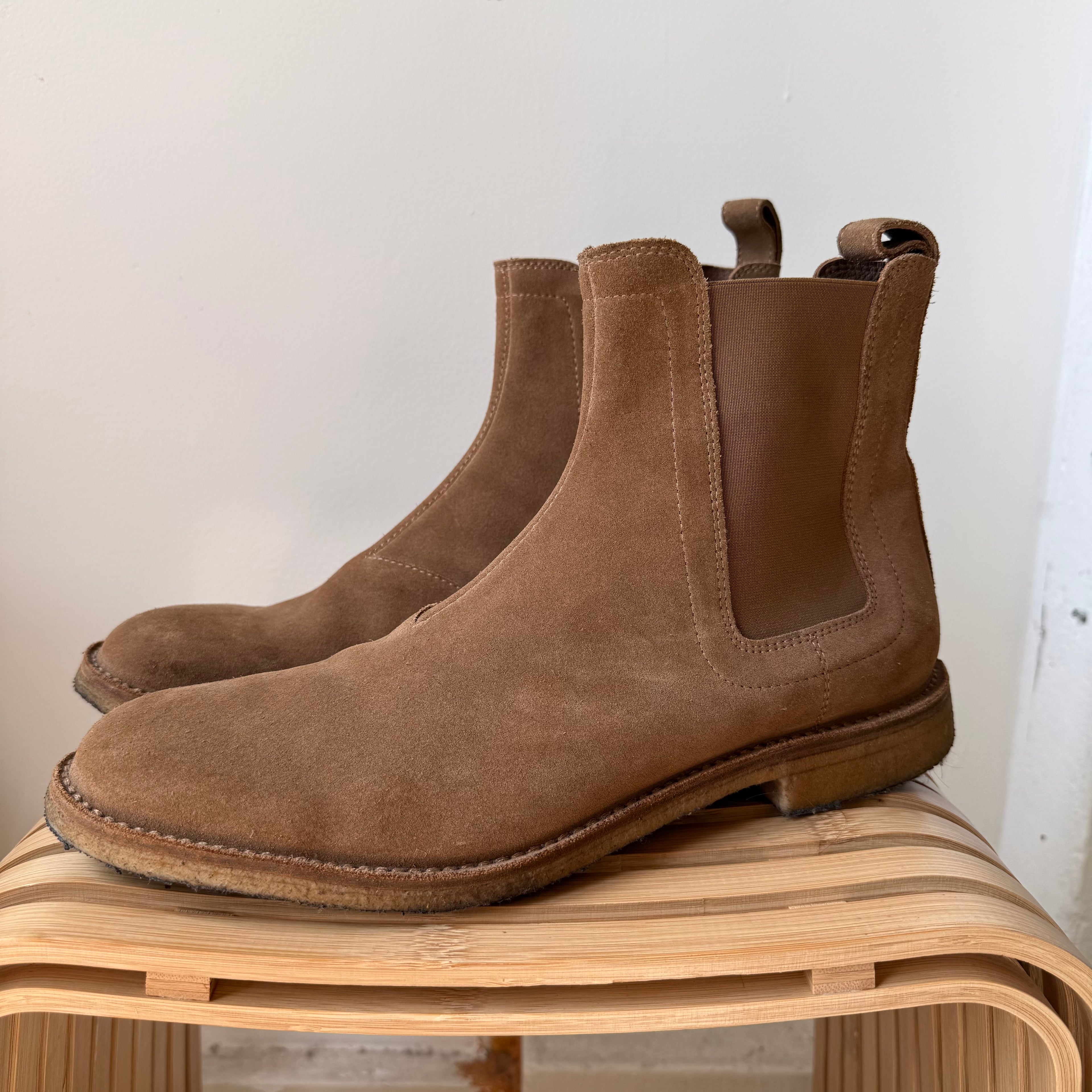 Bottega Veneta Suede Chelsea Boots Size 13