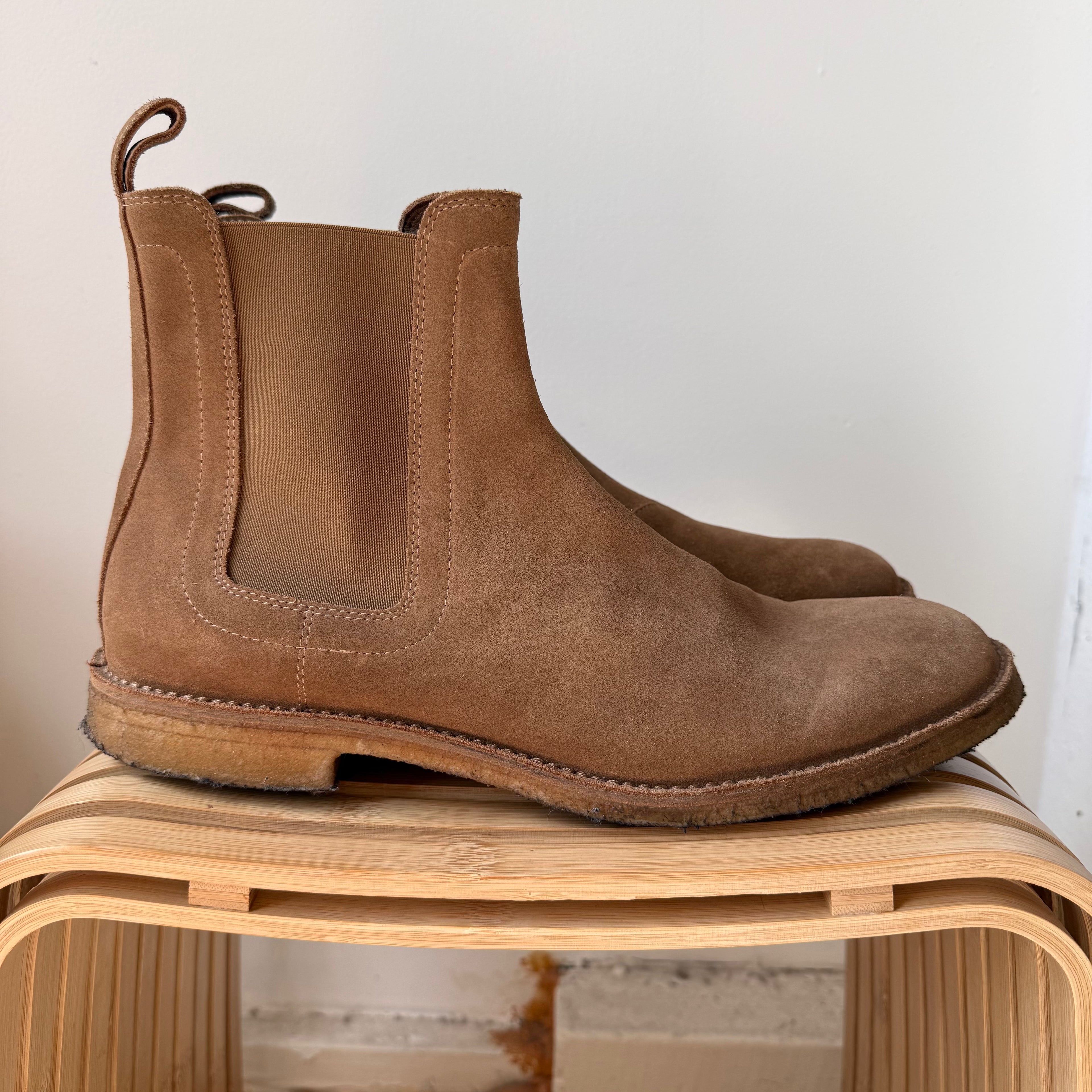 Bottega Veneta Suede Chelsea Boots Size 13