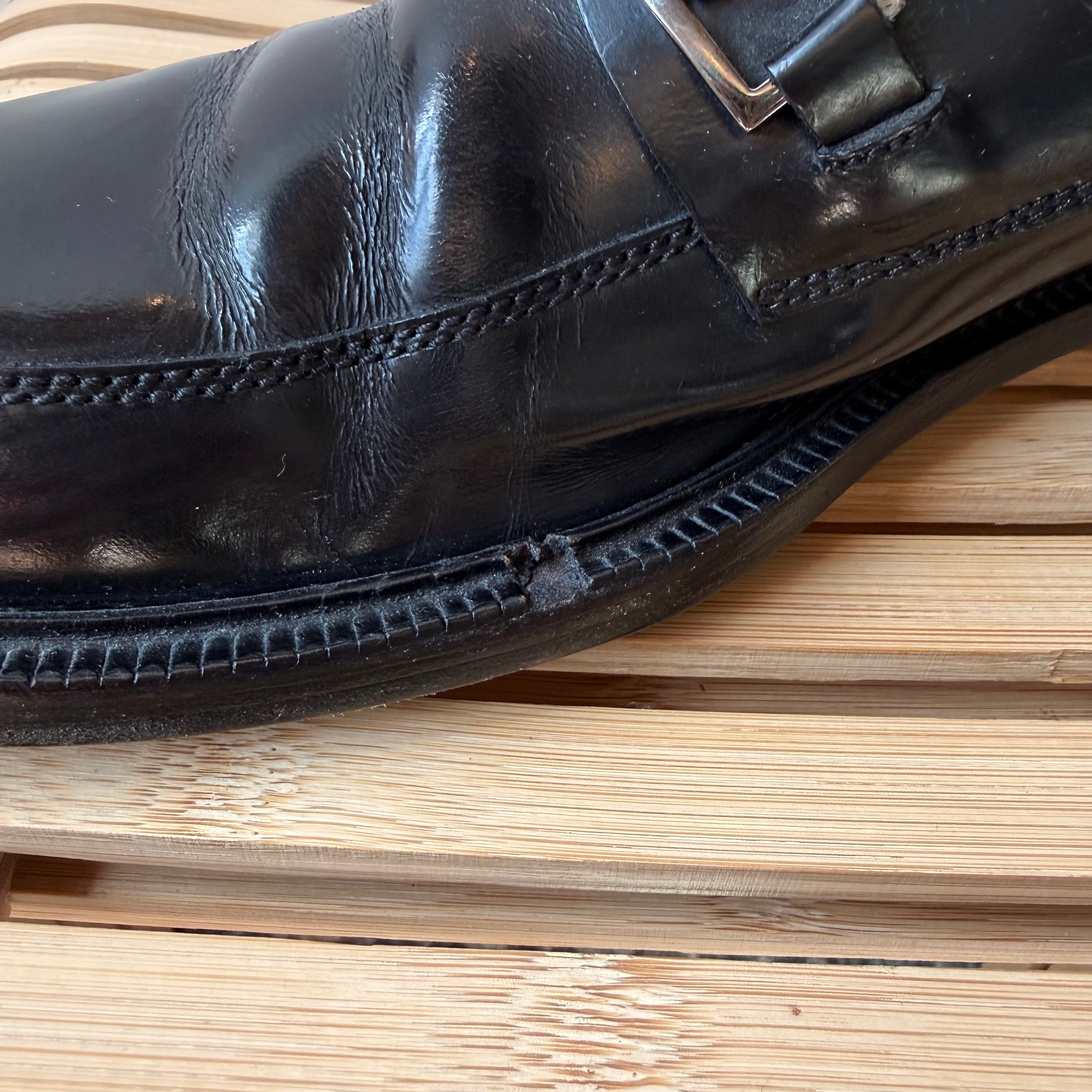 Gucci Square Toe Patent Leather Loafer Size 8