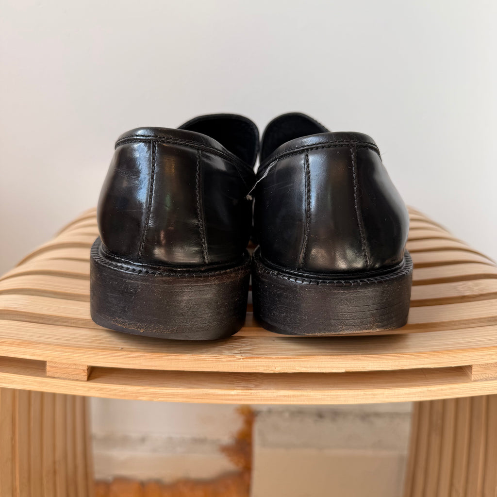 Gucci Square Toe Patent Leather Loafer Size 8