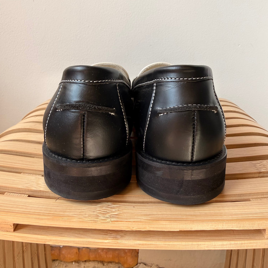 Duke + Dexter Cherry Penny Loafers Size 8