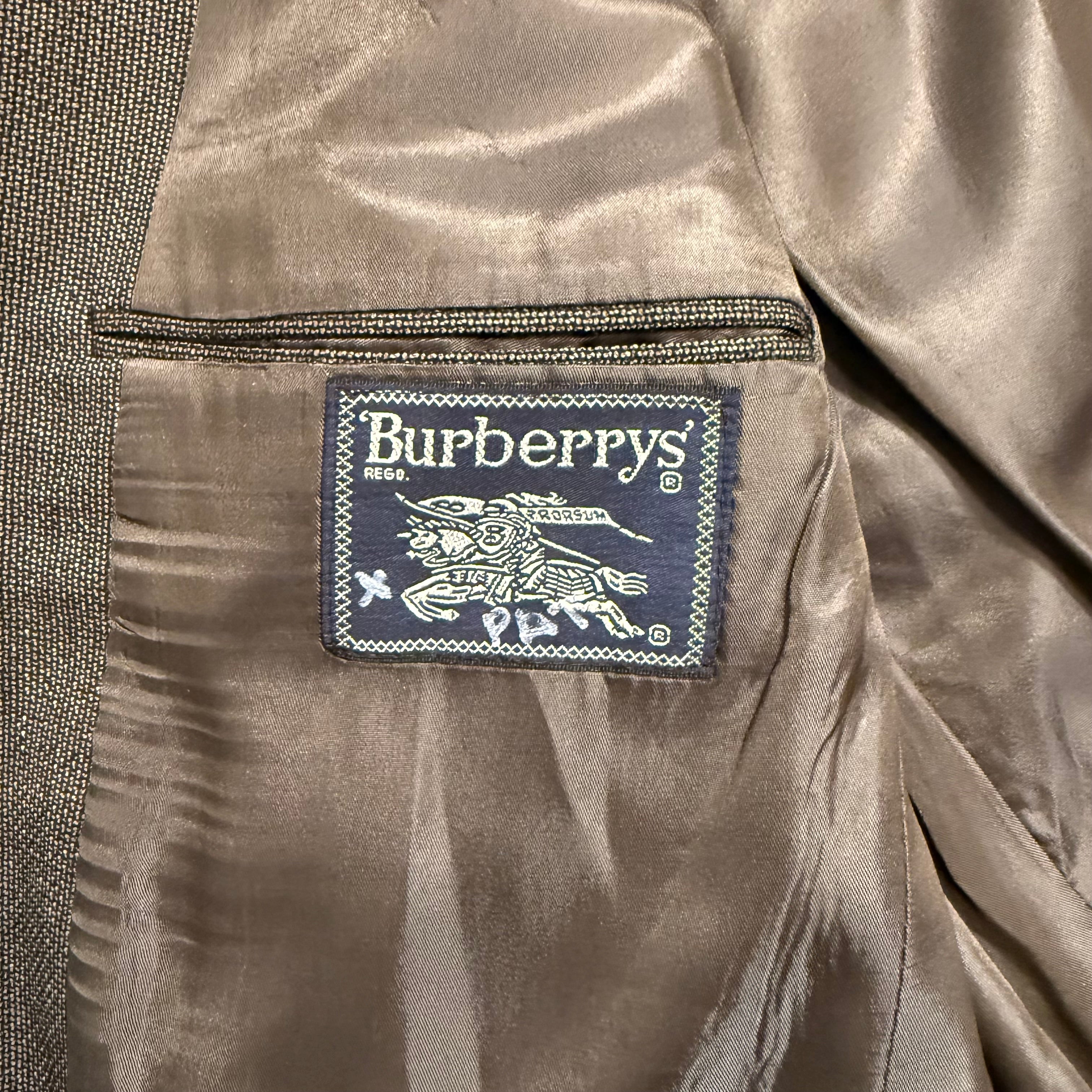 Vintage Burberry Wool Blazer Size 42R