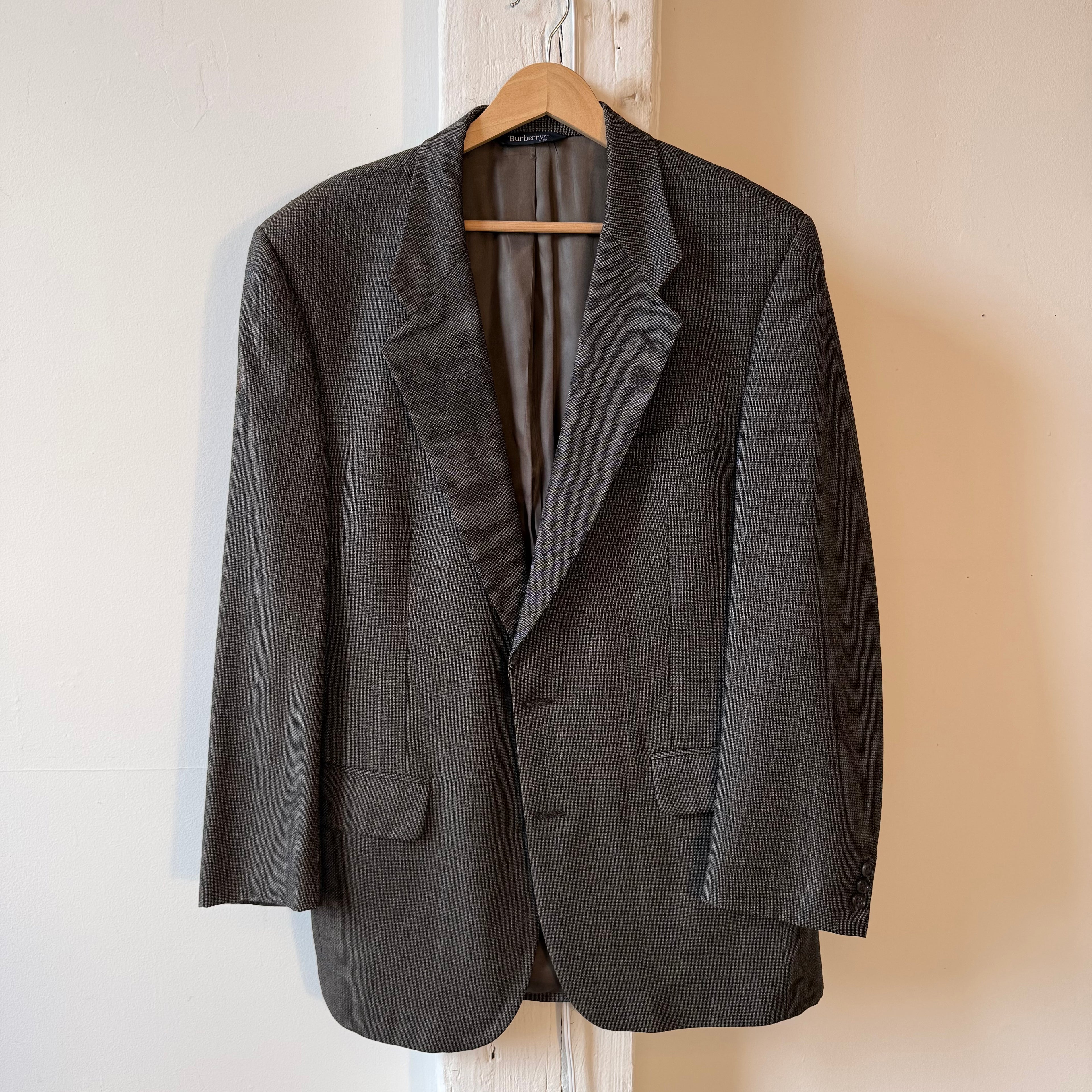 Vintage Burberry Wool Blazer Size 42R