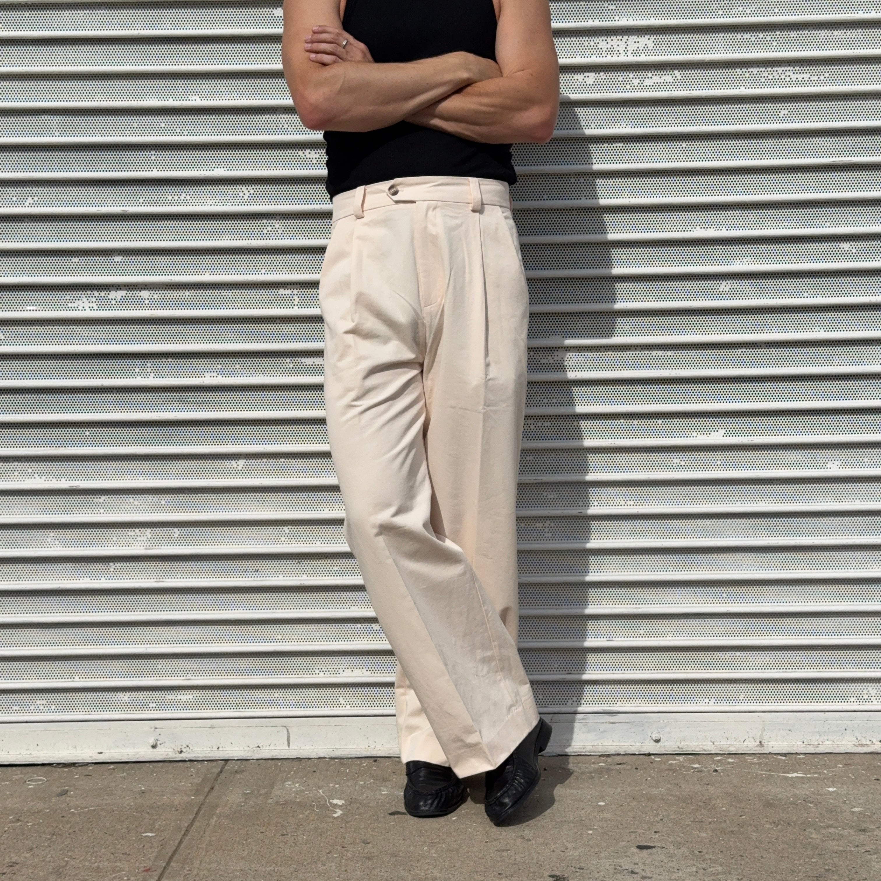 The Uni High-Waisted Pleated Trouser
