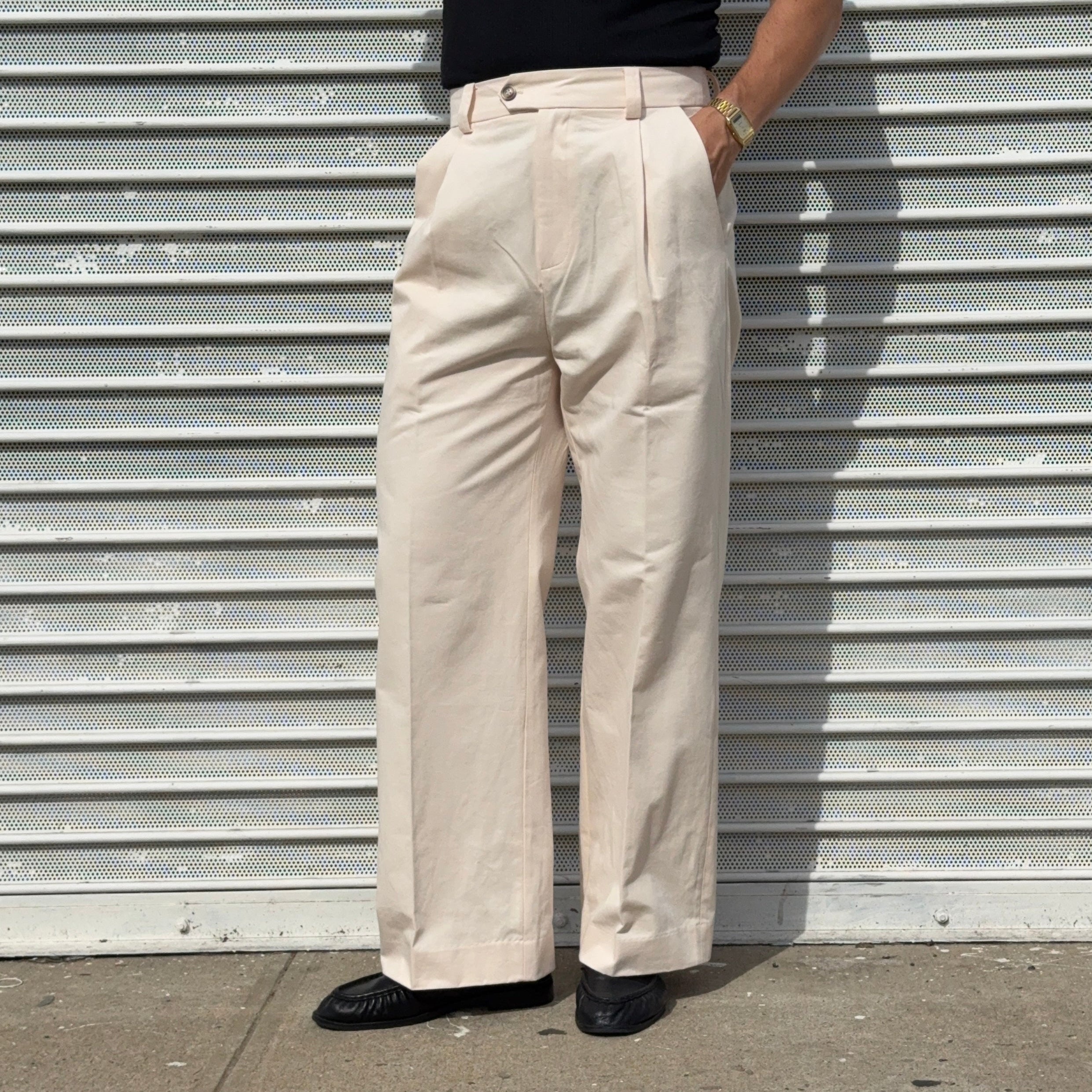 The Uni High-Waisted Pleated Trouser