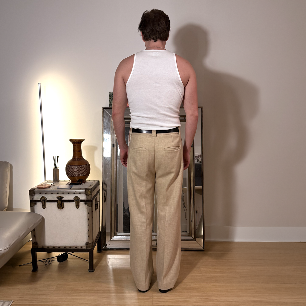 The George Wide-Fit Pleated Trouser
