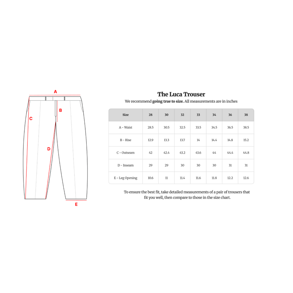 The Luca Linen Trouser