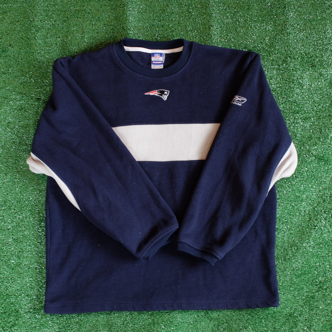 Reebok New England Patriots Fleece Sweater Size L