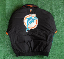 Load image into Gallery viewer, Vintage Miami Dolphins Pro Line Reversible Sideline Jacket Size XL
