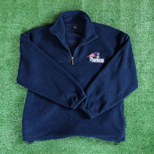 Load image into Gallery viewer, New England Patriots Quarter Zip Fleece Size L
