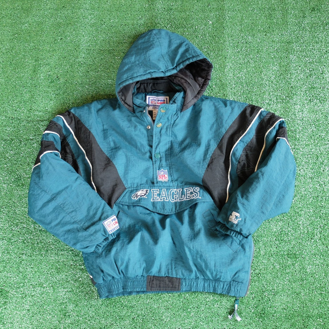 Vintage Philadelphia Eagles Starter Pro Line Sideline Jacket Size XL