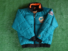 Load image into Gallery viewer, Vintage Miami Dolphins Pro Line Reversible Sideline Jacket Size XL
