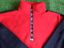 Load image into Gallery viewer, Nautica Quarter Zip Fleece Size M
