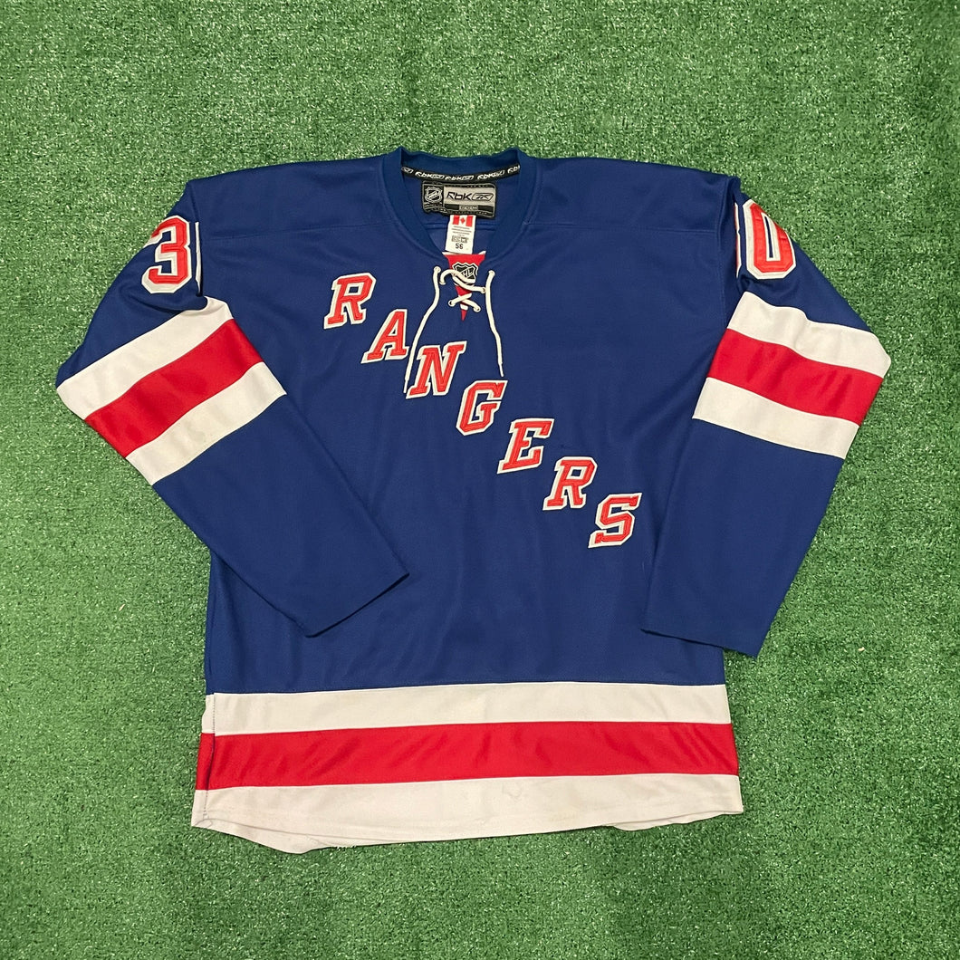 Reebok New York Rangers Hockey Jersey Henrik Lundqvist Size 56