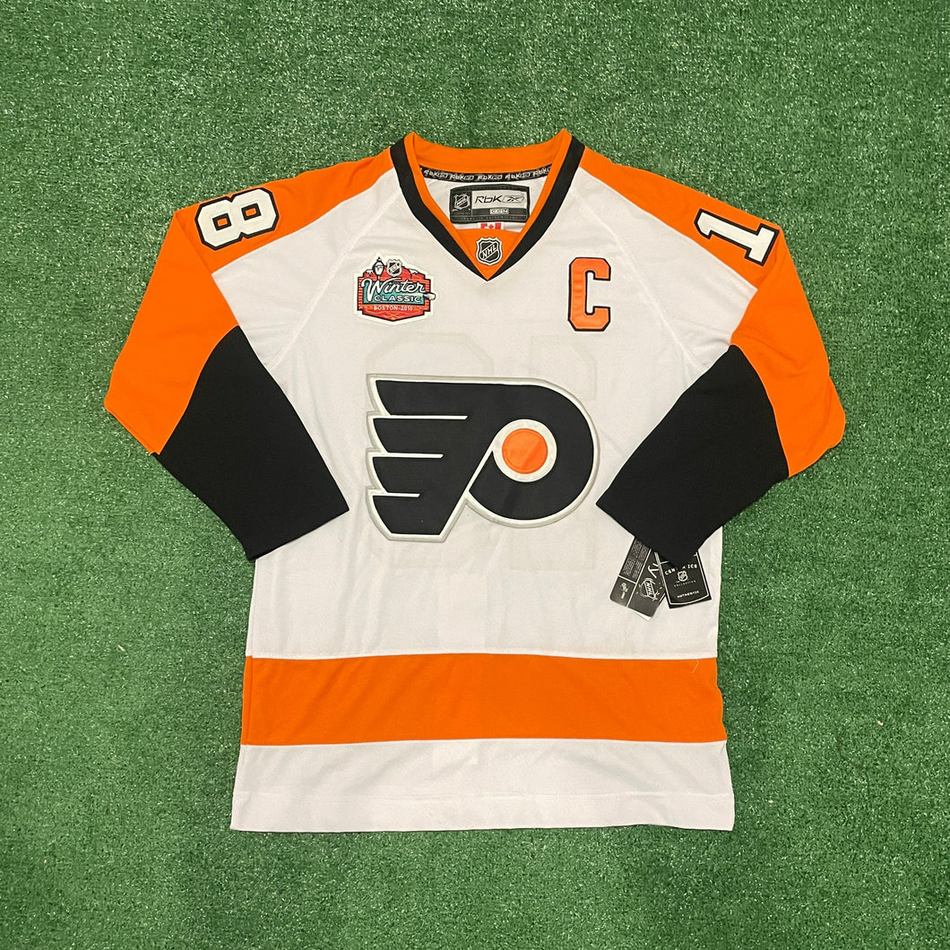 Philadelphia Flyers Mike Richards Winter Classic Hockey Jersey Size 48