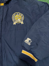 Load image into Gallery viewer, Vintage Starter Notre Dame Fighting Irish Warm-Up Jacket Size M
