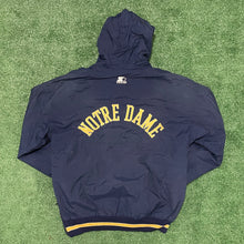 Load image into Gallery viewer, Vintage Starter Notre Dame Fighting Irish Warm-Up Jacket Size M
