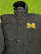 Load image into Gallery viewer, Vintage University of Michigan Football Trench Parka Size M
