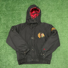 Load image into Gallery viewer, Vintage Chicago Blackhawks Bomber Jacket Size XL
